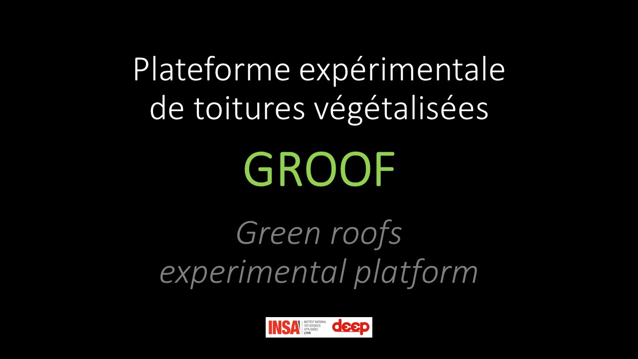 Plateforme GROOF pour toitures végétalisées / GROOF platform for vegetated roofs